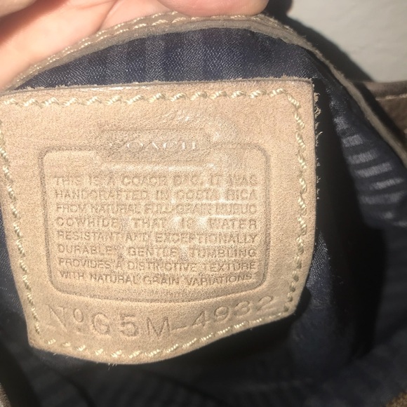 Distressed coach purse - Picture 3 of 4